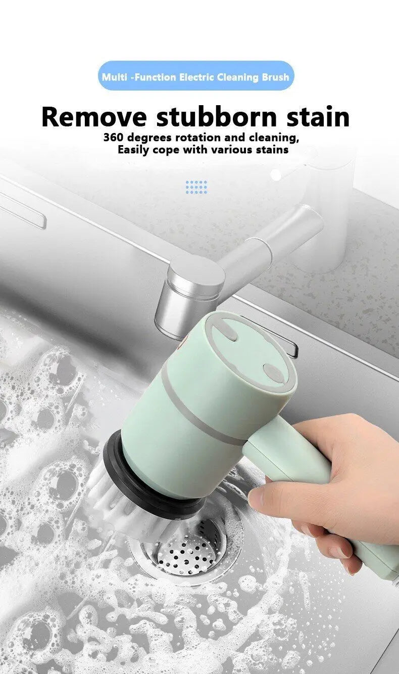 Multifunctional Electric Spin scrub Gun